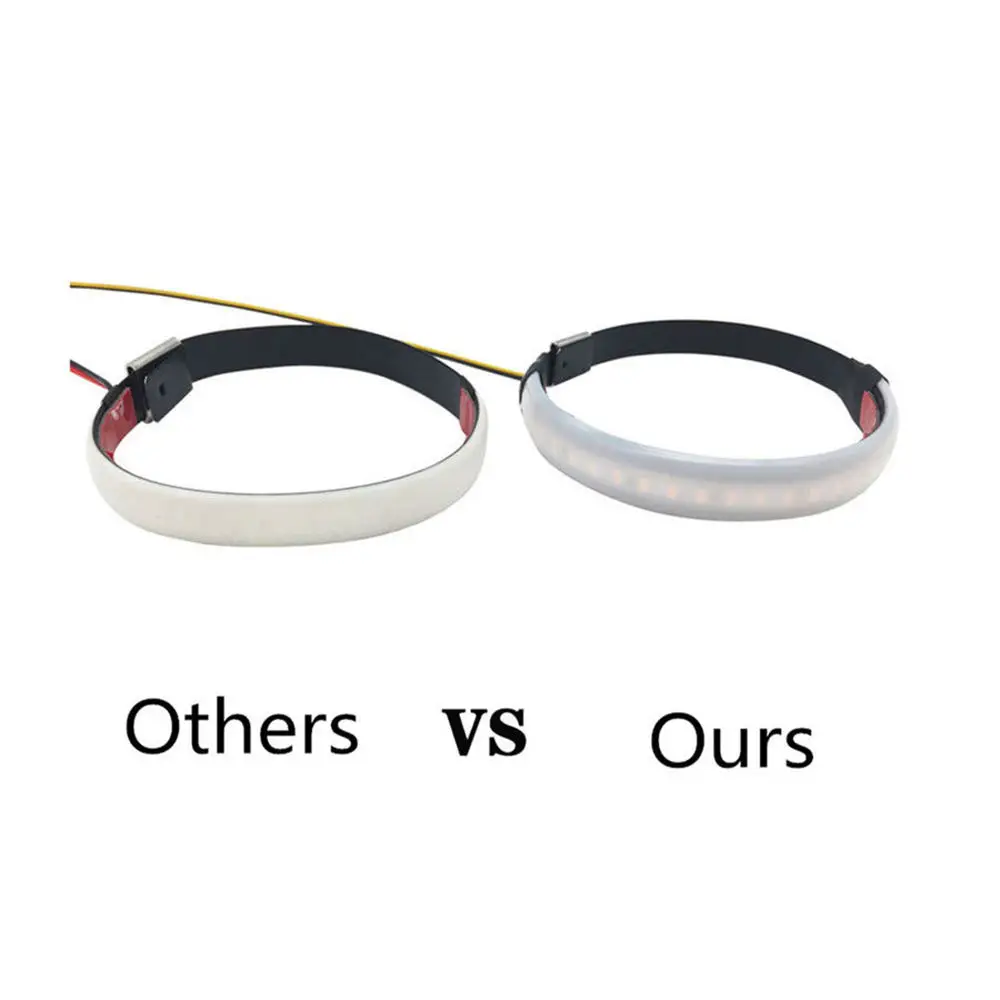 Universal LED Strip Bike Motorcycle Car Fork Turn Signal Indicator