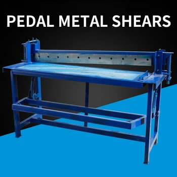 

1.1M Pedal Shearing Machine Professional Copper Iron Iron Stainless Steel Sheet Metal Steel Mesh Cutting Machine Metal Forming