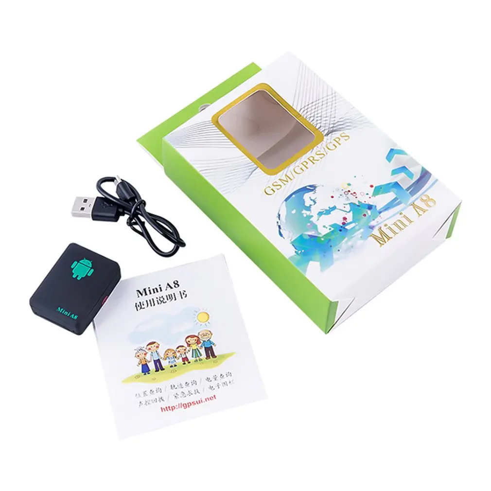 

A8 Locator Elderly Children Anti-lost Device Gps Strong Magnetic Locator Portable Location Query Track Query
