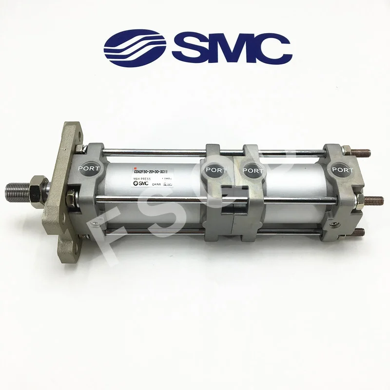 

CDA2F50-20+30-XC11 SMC Air Cylinder Standard Type Double Acting Single Rod CDA2F series pneumatic component air tools