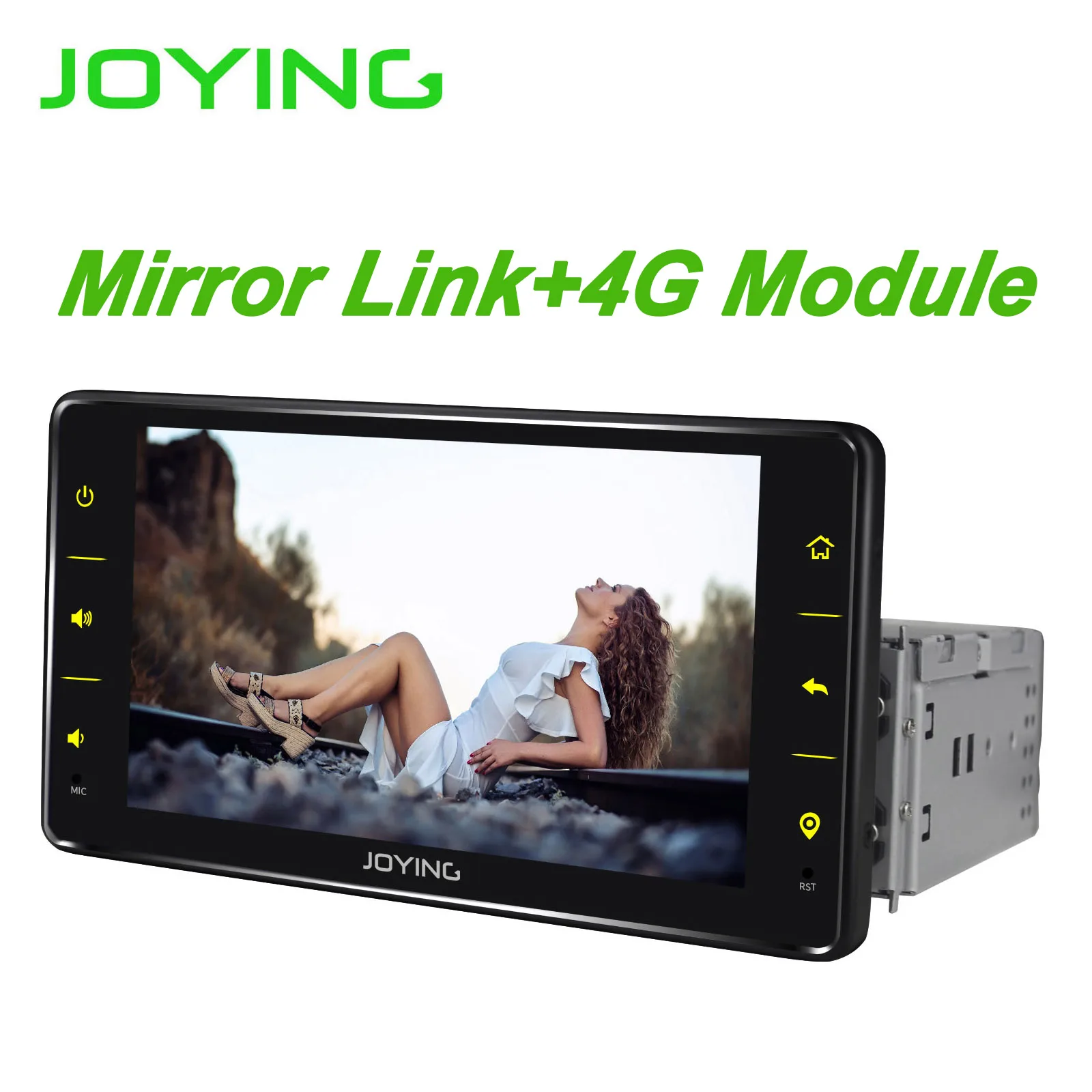 Top JOYING 1 din android 8.1 car radio gps android radio with bluetooth head unit 6.2 inch screen 2GB RAM 8 CORE rear view camera 0