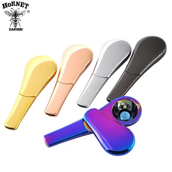 

Dazz spoon shape removable metal pipe mini pipe high grade tobacco pipe