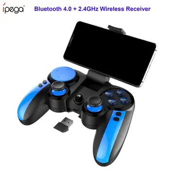 

iPEGA PG-9090 Bluetooth 2.4GHz Receiver Gamepad Trigger Pubg Controller Joystick for Phone Android iPhone PC Game Pad Control