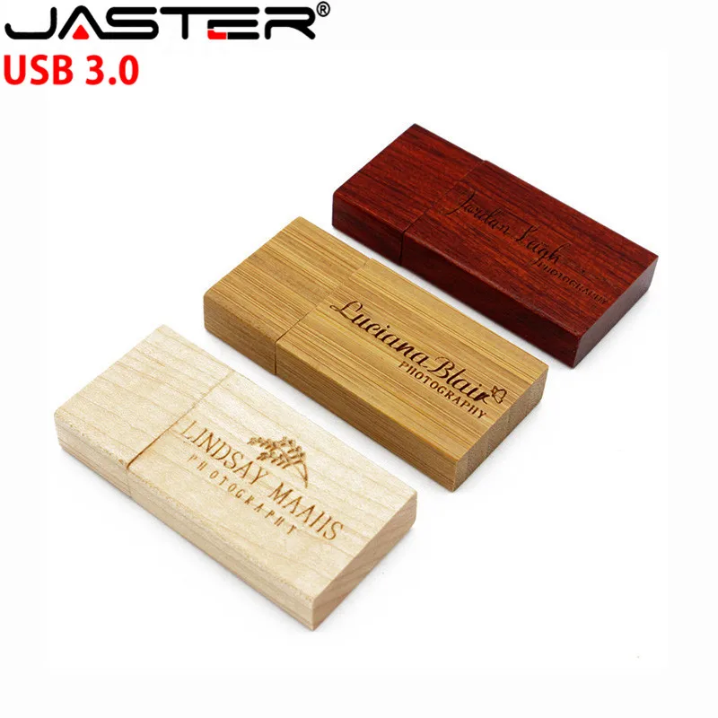 JASTER usb 5 модель Клен карбонизированный орех дерево usb флеш-накопитель 4 ГБ 8 ГБ 16 ГБ 32 ГБ клен usb 3,0 деревянный логотип печать