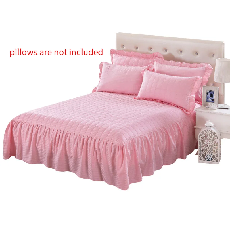 Высококачественная эластичная простыня, покрывало на кровать, покрывало, постельные принадлежности - Цвет: Pink