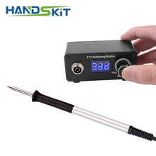 T12 90w estação de solda pcb placa 5 pinos estação ferro solda temperatura controlador kits placa para hakko 951 t12 lidar com