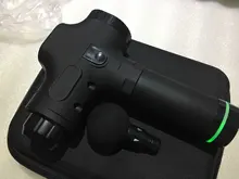 Pantalla LCD masaje arma profundo masajeador muscular dolor muscular cuerpo masaje de cuello ejercicio de relajación adelgazar la alivio del dolor