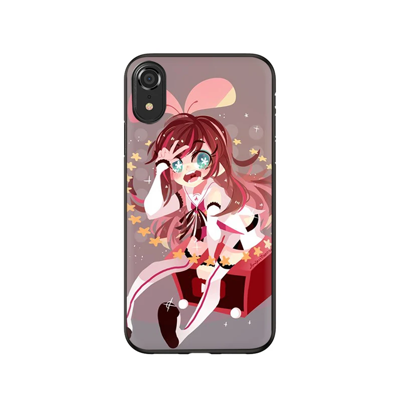 EWAU kizuna ai render аниме девушка силиконовый чехол для телефона iPhone 5 5S SE 6 6s 7 8 Plus X XR XS 11 Pro Max - Цвет: B11