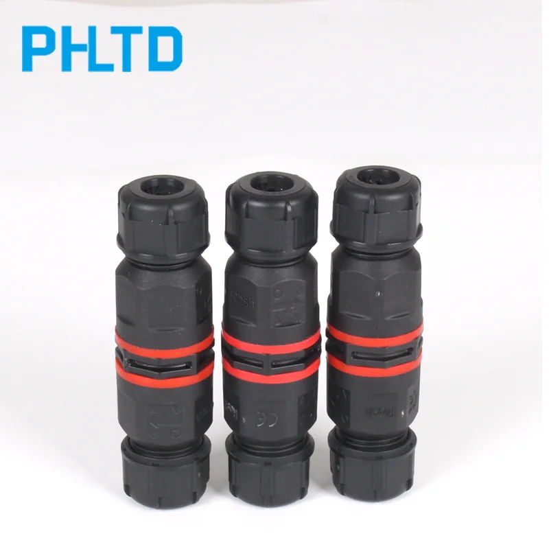 IP68 waterproof connector I shape 2 pin 3 pin 4 pin 250V 30A wire straight connector quick wiring waterproof connector outdoor|Connectors| - AliExpress