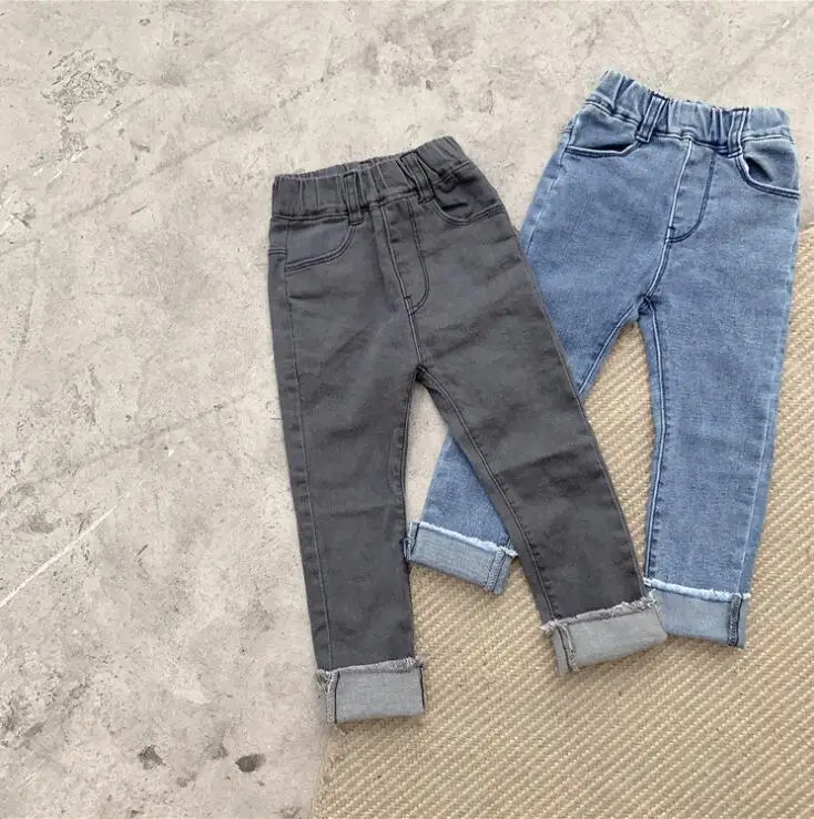 

2019 Hot Selling Girls Denim Pants Autumn Fashion Girls Jean Pants 1-6T PQ16