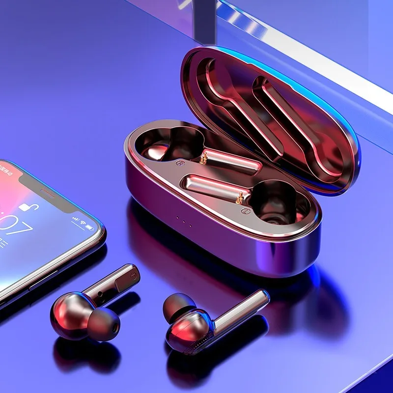 

The new tws men and women notebook fashion wireless bluetooth headset binaural 5.0 long standby in-ear charging sports running