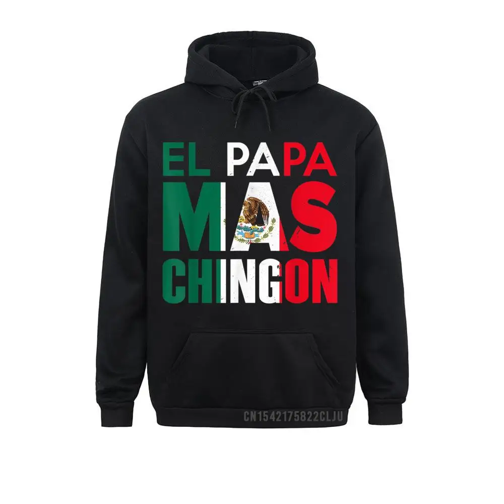 

Rife Men Sweatshirts El Papa Mas Chingon Funny Mexican Dad Warm Design Hoodies Autumn Sportswears Long Sleeve
