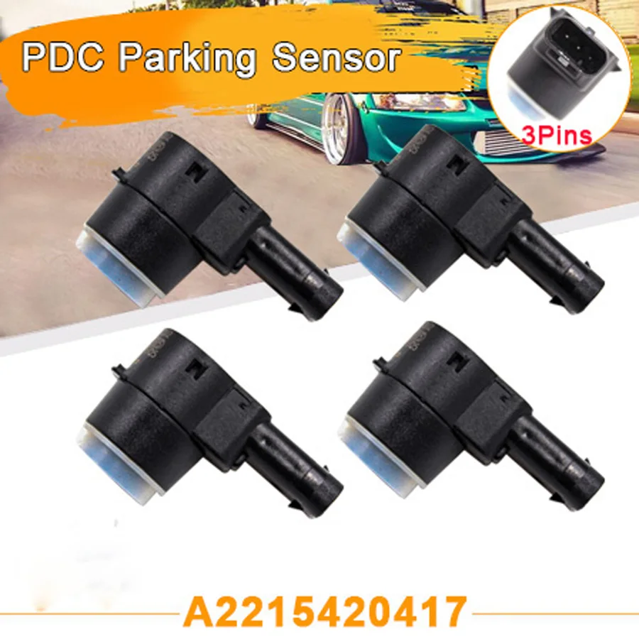 4 шт. новый датчик парковки PDC для M ercedes Benz W211 w222 W203 W204 W221 W164 CLS ML GL CL 2215420417