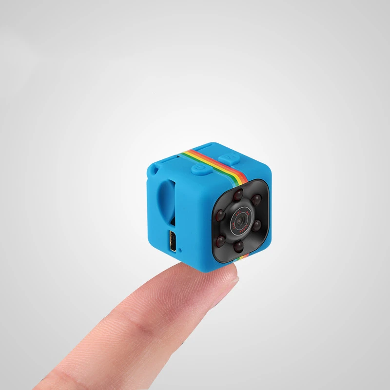 Blue BORUIT SQ11 мини камера HD 1080P датчик ночного видения Видеокамера движения DVR микро камера Спорт DV видео маленькая камера cam SQ 11 - Цвет: Blue