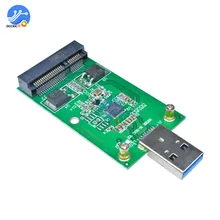 USB 3,0 для mSATA SSD конвертер карты USB для мини SATA адаптер модуль передачи данных адаптеры канала связи
