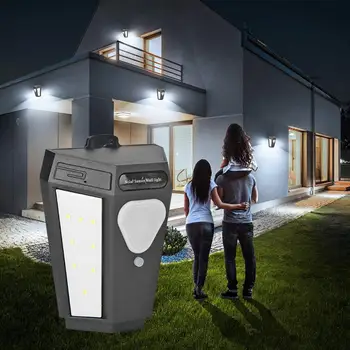 

16LED Solar Wall Light Outdoor Waterproof Energy Saving Street Garden Wall Lamp Low Power Consumption High Brightness