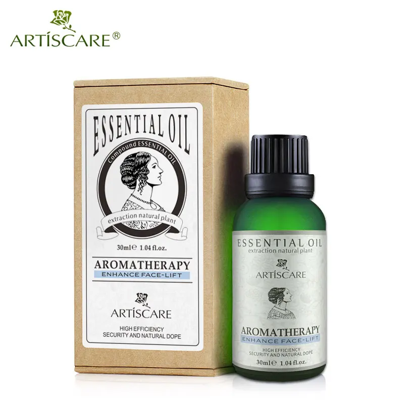 Эфирные масла ARTISCARE для подтягивания лица и сжигания жиров, подтягивающий лифтинг лица, для похудения, для формирования лица, натуральные эфирные масла