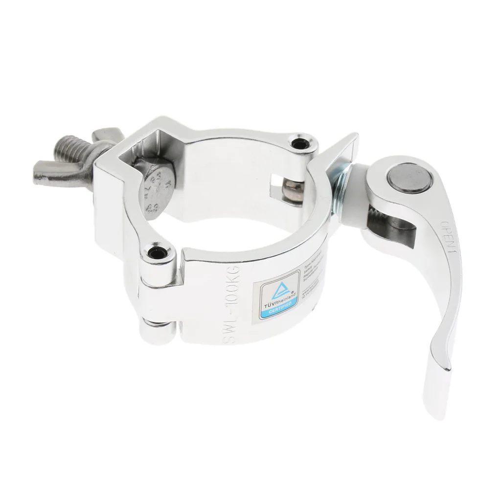 Small Aluminum  Hook Clamp Truss Clamp Fit 48mm-51mm OD Tubing