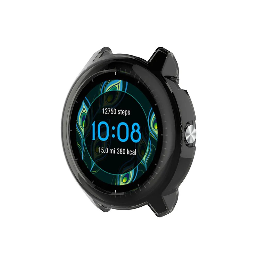 Прозрачный защитный чехол из ТПУ чехол для часов для Garmin Vivoactive3 музыка полная защита экрана чехол для Vivoactive 3 музыка