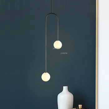 

Nordic LED Pendant Lights Dining Room Creative Pendant Lamp Living Room Glass Pendant Home Decor Indoor Lighting Light Fixtures