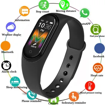 

M5 Sport Smart Bracelet Fitness Tracker Call Watch Smartband Blood Pressure Heart Rate Monitor Smart Wristband for IOS Android 2