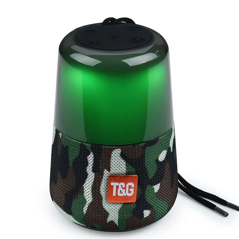 

Portable Bluetooth Speaker Smart LED Flash Light Mini Outdoor Subwoofer 1200 MAh Music Box FM Radio Night Light Help Baby Sleep