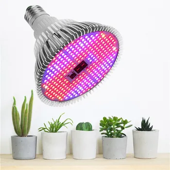 

Plant Grow Light Bulbs 280 LED Full Spectrum With Timer Remote Control Dimmable Phyto Lamp Indoor 100W Greenhouse Growing Lights