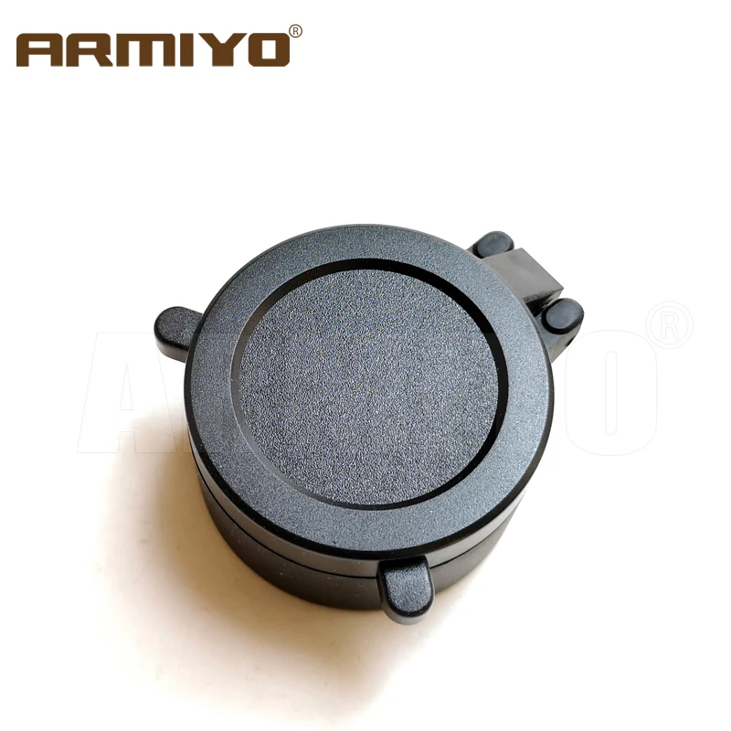 Armiyo 25.4-69mm Dia Scope Lens Cover Flip Up Quick Spring Protection Telescope Cap Objective Lense Lid Hunting Accessory rifle scope lens cover rifle scope protector