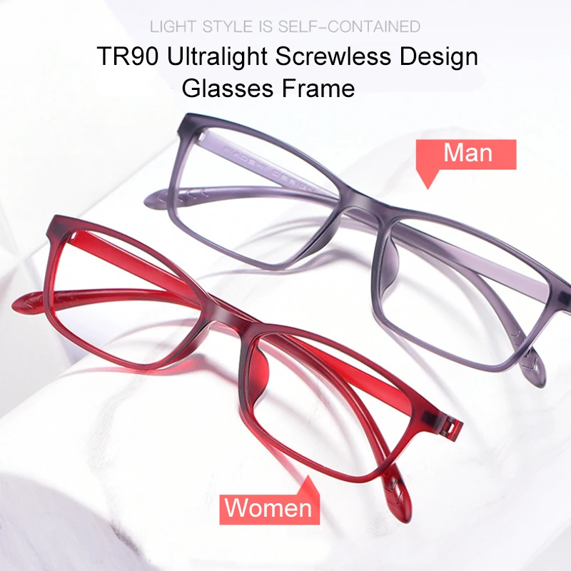 TR90 безвинтовое оправа для очков для женщин, мужские очки, оправа, сверхлегкие оптические очки по рецепту, пара очков oculos de grau