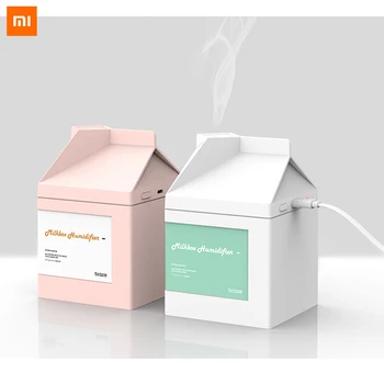 

Xiaomi Milk Box Humidifier Diffuser 260ML Ultrasonic Air Humidifier Purifying Humidifier USB Charging Mist Maker Quiet best gift