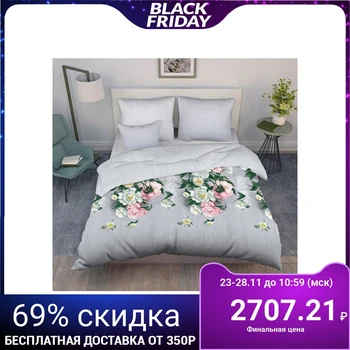 

Bed linen 2 bed linen Vasilisa "Baccarat", 175x215cm, 200x220cm, 70x70cm - 2pcs