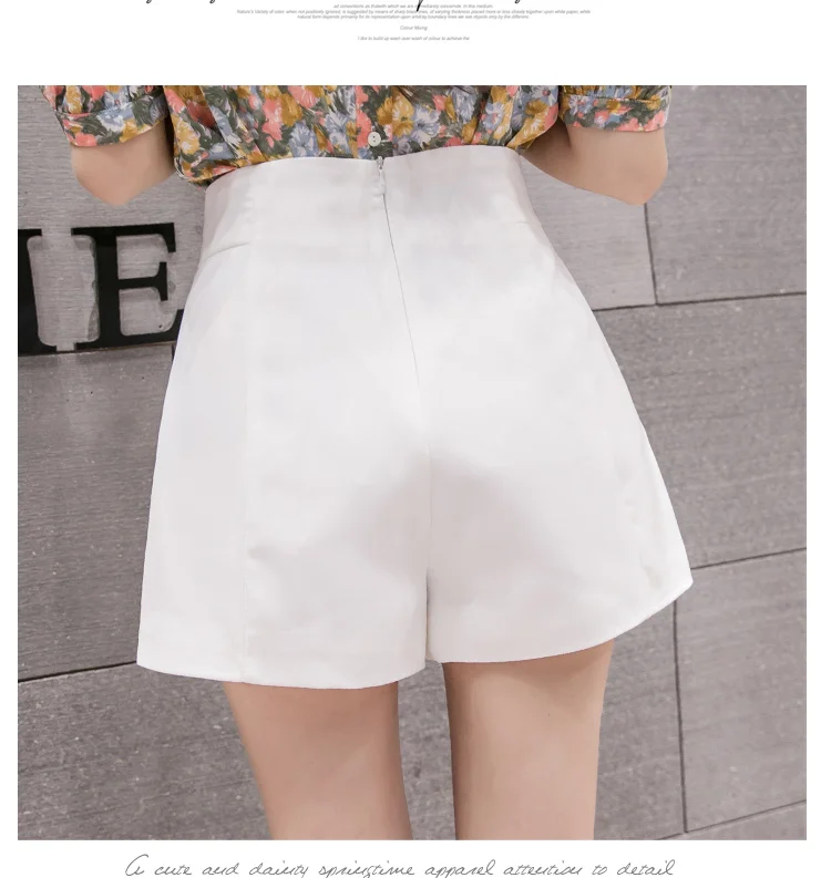 winter dresses for women Summer White Shorts Women 2022 High Waist Wide Leg Korean Elegant Plus Size Woman Shorts Ladies Loose Suit Trouser Short Pants jorts