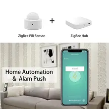 

Tuya Zigbee 3.0 Motion Detector WiFi Infrared Human Motion Sensor Home Office Wireless Movement Detector
