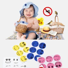 Анти шт 6 наклейки от Комаров Репеллент от комаров патч SmileFace Анти Москитная наклейка Отпугиватель детский москитный убийца ловушка насекомое