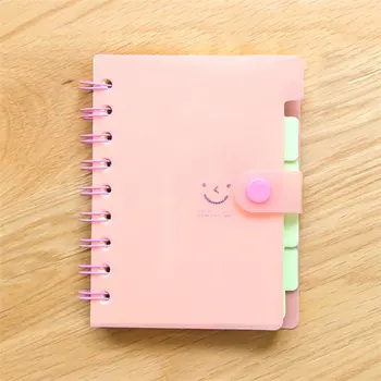 

Creative Notebook Index Tab Planners Lined Notepads Book Keep Smile Subject for School & Office Writing Gifts