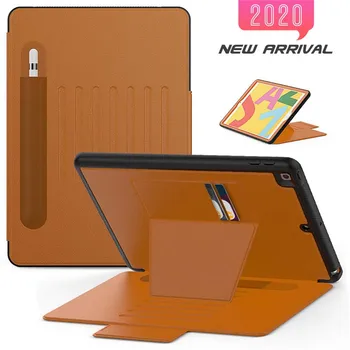 

Adjustable Angle Bracket Leather TPU Case Release Tablet Case Stand Cover For ipad 11 2020 2018 10.2 2018 2017 Pro 9.7 KS0640