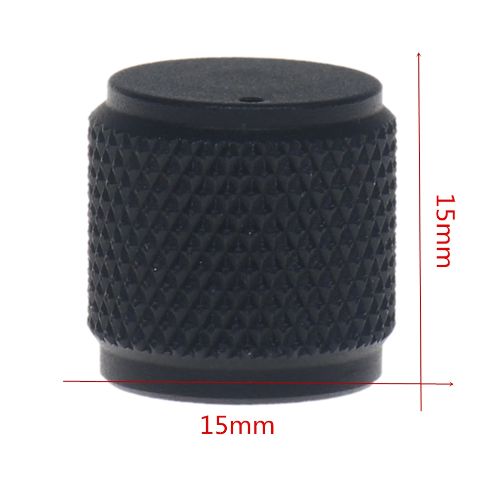Volume Potentiometer Aluminum Knobs Sand Blast Knurling Knob Solid Machined Metal Knob Potentiometer Knobs Volume Audio Adjustment
