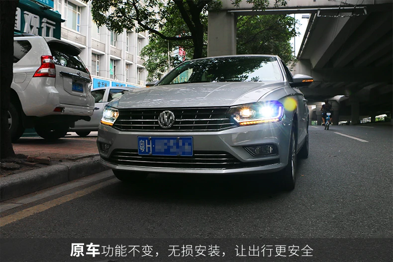 Автомобильный Стайлинг для V “W фары Bora для Bora Головной фонарь led DRL передний светильник Биксеноновые линзы двойной луч HID комплект