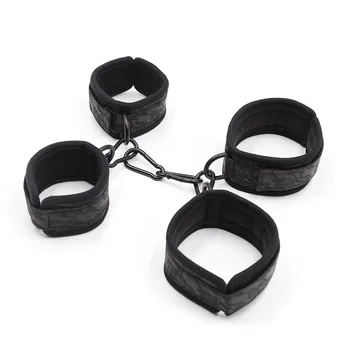 Leg Spreader Bar Handcuffs Ankle Wrist Cuffs Slave BDSM Bondage Equipment for Couples Detachable Sex Toys for Women Adult 18 3