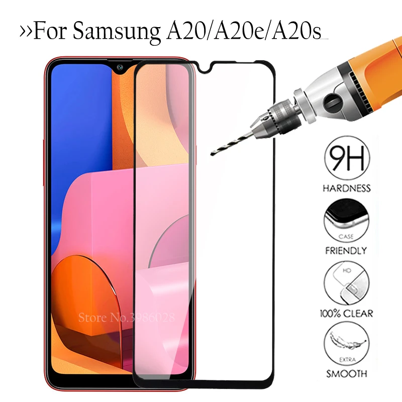 a20s case protective glass for Samsung Galaxy A20e A20 A 20 s e 20s 20e 20a sam gaxaly galaxy samsun armore tempered Glass | Мобильные