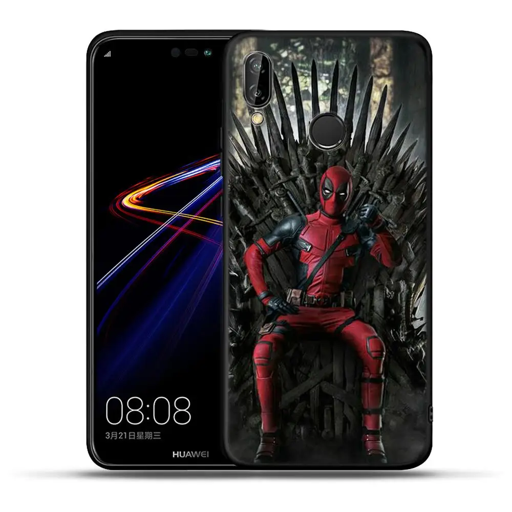 Классный Джокер Dead Pool для huawei P20 P30 Pro mate 10 20 Lite Y5 Y6 Y7 Y9 Prime P Smart Plus чехол силиконовый чехол Coque Etui