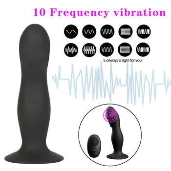 Wireless Remote Anal Dildo Vibrator Prostate Massager G-spot Stimulator 10 Speeds Charging Anal Penis Vibrator Sex Toys for Men 2