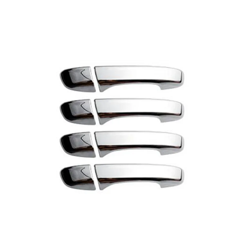 ABS Door handle Tonlinker Внешняя Автомобильная четырехдверная ручка/Накладка на чашу, наклейка для Volkswagen POLO, автомобильный Стайлинг, 4/8 шт. ABS/Metel, наклейка на крышку - Цвет: ABS Door handle