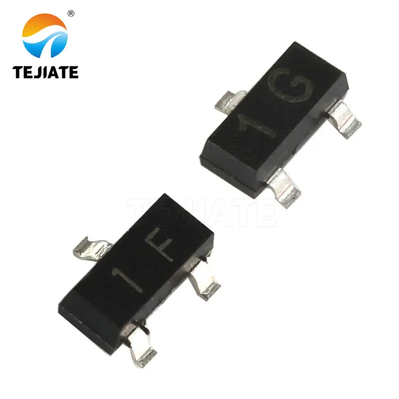 100-piezas-BC847C-SOT23-BC847-847C-SOT-SMD-SOT-23-1G-nuevo-transistor-BC847B-1F