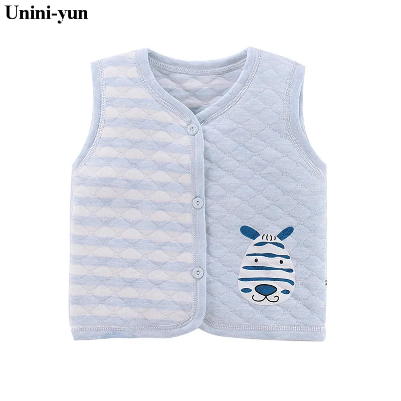 Unini-yun/Коллекция года, весенне-осенне-зимние детские жилеты для малышей милые хлопковые свитера с рисунком Одежда для девочек жилет для маленьких девочек, топы - Цвет: Лаванда