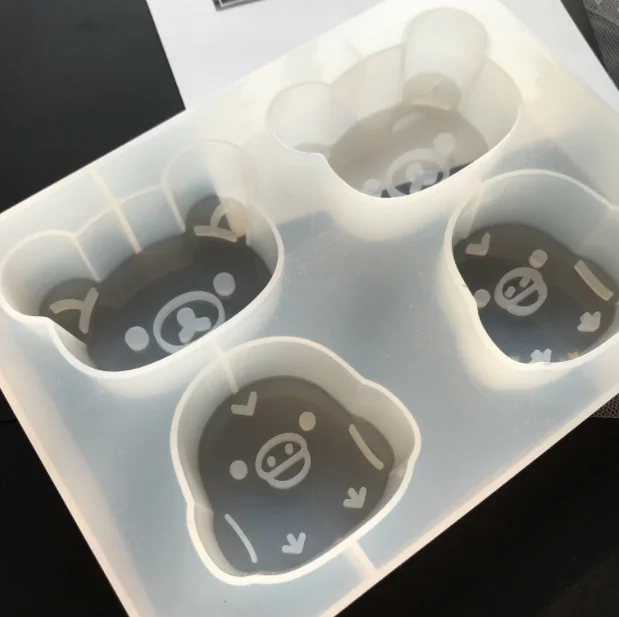 Новое DIY блестящее Хрустальное пластиковое зеркало 3D счастливая силиконовая