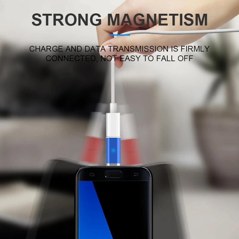 Magnetic cable adapter usb to micro usb adapter magnetic charging adapter USB Charger Android Micro USB Magnetic Adapter for Xiaomi Redmi Samsung Huawei LG HTC Oppo Magnet Adapter Connector
