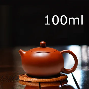 

New Arrival Handmade Xi Shi Pot With Tea Infuser Teapot Red Clay Tetera 100ml Zhu Ni Porcelain Antique Chinese Ceramic Kettle