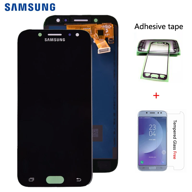 Продажа J530 ЖК дисплей для Samsung Galaxy J5 2017 J530 J530F ЖК дисплей Дисплей Сенсорный экран планшета Ассамблеи ЖК дисплей J5 Pro 2017 J5 Duos не отрегулировать