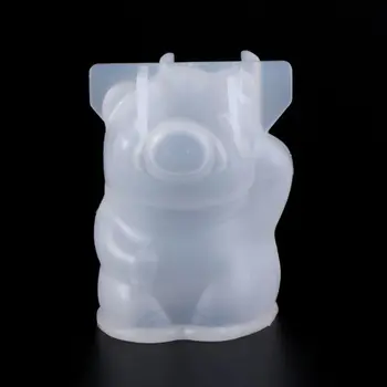 

Silicone Mold Mirror 3D Molds DIY Jewelry Making Decoration Cake Fondant Epoxy Resin Crafts Pig Cute Bear Baby Necklace Pendant